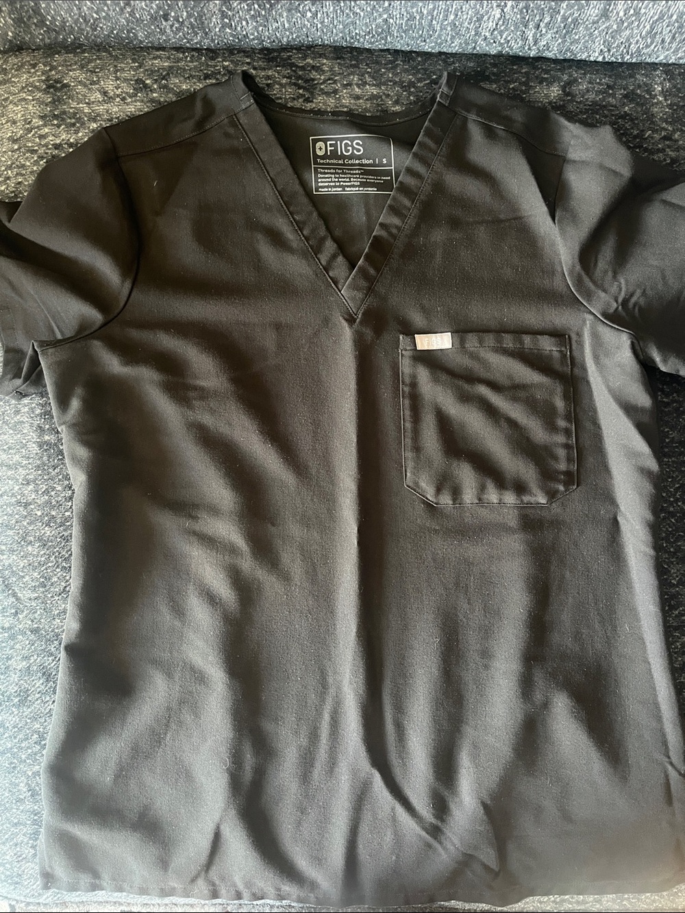 Womens FIGS v neck scrub top